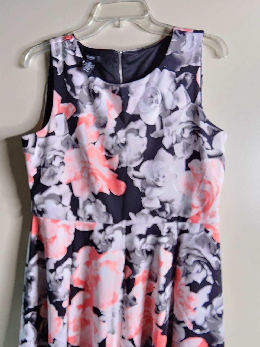 Alfani Floral Occasion Dress – 0X, Short Sleeve, with Flare Skirt